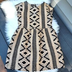 Peek Aztec Print Dress L 10